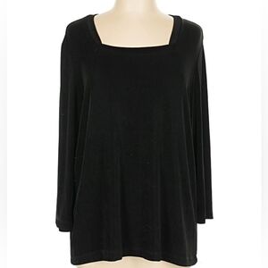 Citiknits Black Long Sleeve Women's Top